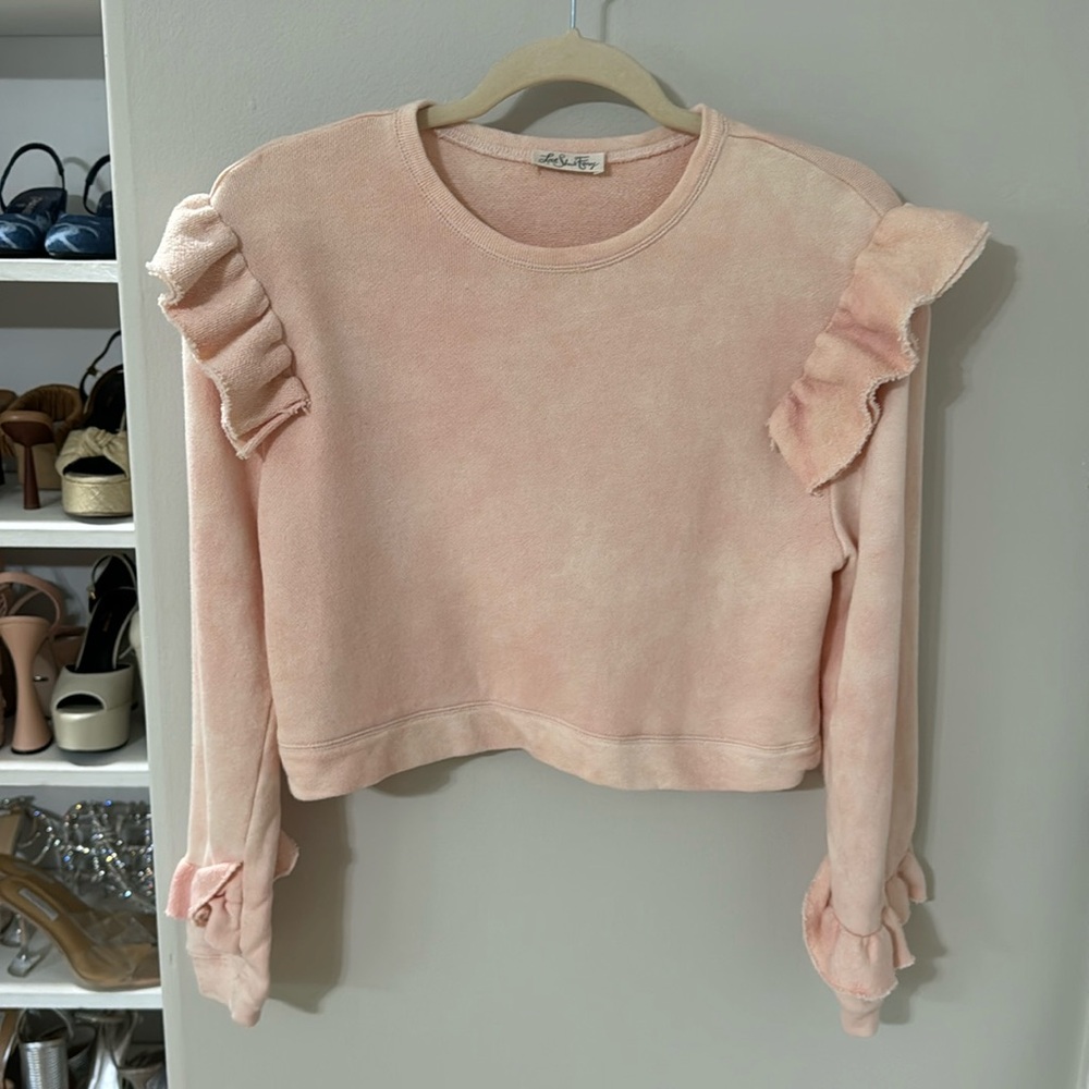 LoveShackFancy ruffle sweater